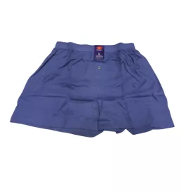   Férfi XXL-es kék bordás anyagú gombos boxer, alsónadrág - Lordan  - ÚJ