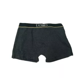 6-8 évesre szürke csíkos boxeralsó - Uomo - ÚJ