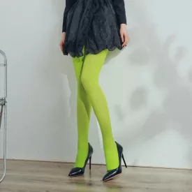   Női vagy nagylány zöld nylon harisnya, jelmezhez is jó - ÚJ