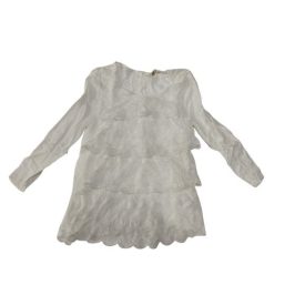 170-es fehér alkalmi fodros blúz - H&M