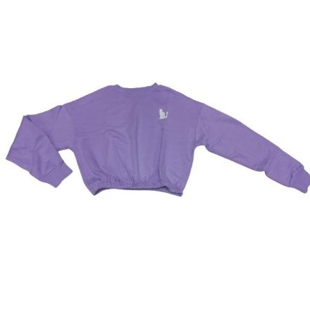 Női S-es lila top jellegű pulóver - Pull&Bear