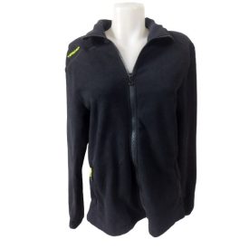 Férfi S-es fekete polár kardigán - Decathlon