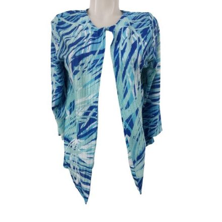 Női M-es kék mintás vékony kardigán - Chico's