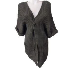 Női M-es sötétzöld kötött kardigán - Atmosphere