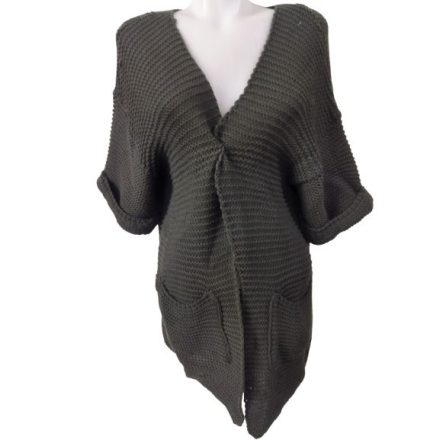 Női M-es sötétzöld kötött kardigán - Atmosphere