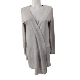   Női M-es drapp vékony finomkötött kardigán (kicsit bolyhos)