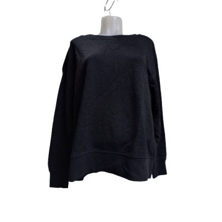 Női L-es sötétszürke bő szabású pamut pulóver - H&M