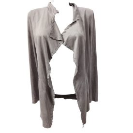   Női L-es szürke hasítottbőr jellegű kardigán - Marc Aurel