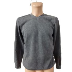 Férfi L-es szürke finomkötött pulóver - Decathlon