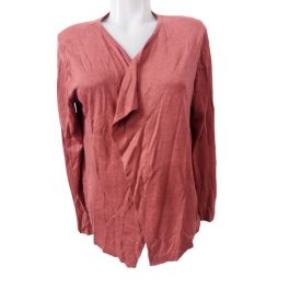 Női XL-es rozsadaszínű finomkötött kardigán - Camaïeu