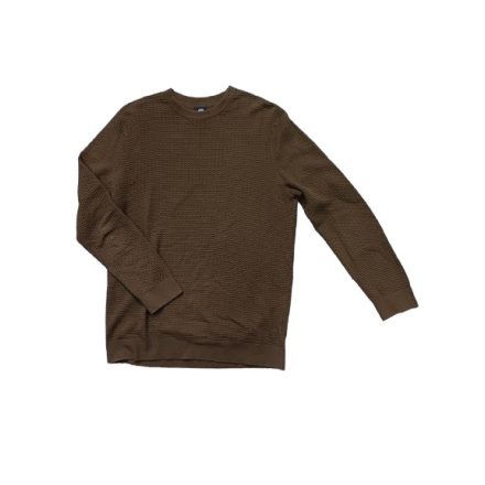 Férfi L-es barna magában mintás pulóver - H&M