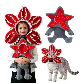 Kiskutyára, cicára Demogorgon fejdísz, plüss - ÚJ