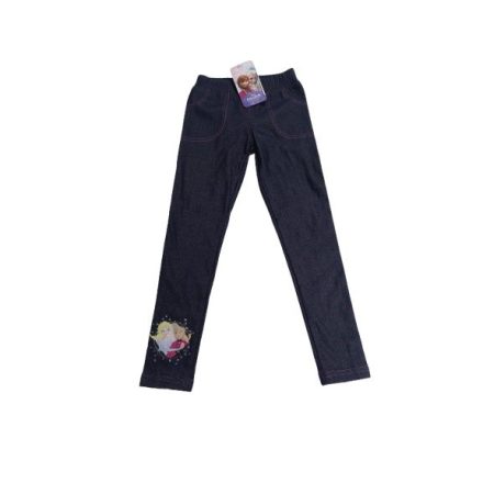 116-os farmerhatású leggings - Frozen - Jégvarázs - ÚJ