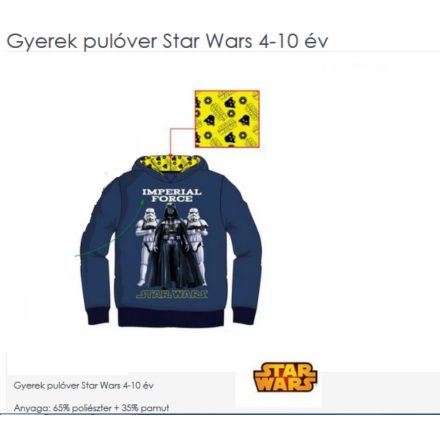 104-es kék pulóver - Star Wars - ÚJ