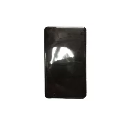 Fekete lapos műanyag tartó, tok, 20*10 cm - ÚJ