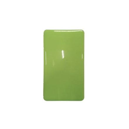 Zöld lapos műanyag tartó, tok, 20*10 cm - ÚJ