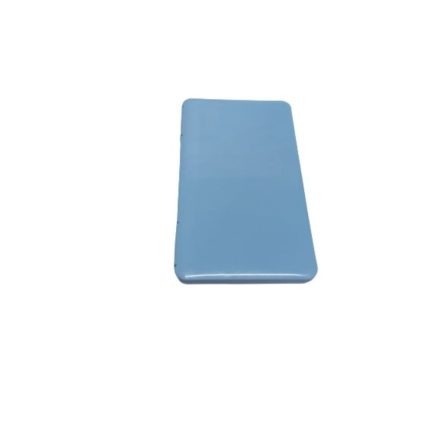 Kék lapos műanyag tartó, tok, 20*10 cm - ÚJ