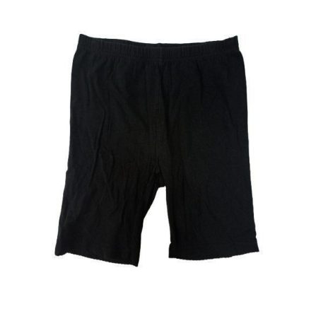 152-es fekete pamut rövidnadrág lánynak - Y.F.K 