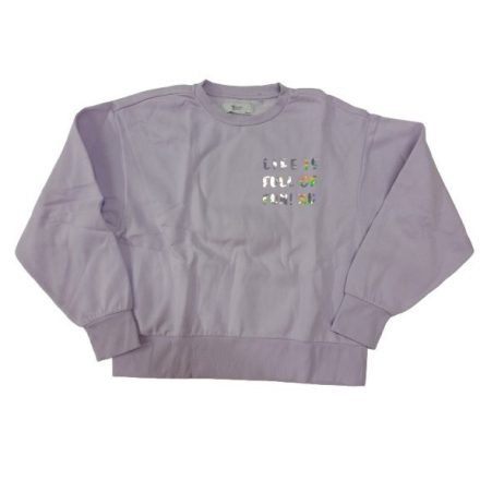 158-as lila feliratos pulóver - Reserved