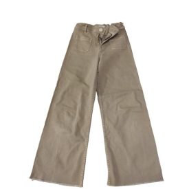 164-es drapp bőszárú lányka farmernadrág - Zara