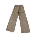 164-es drapp bőszárú lányka farmernadrág - Zara