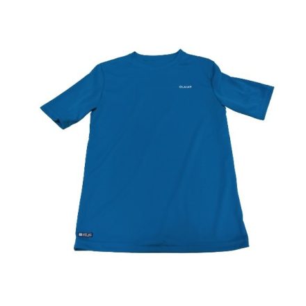 146-152-es kék unisex sportpóló - Olaian, Decathlon