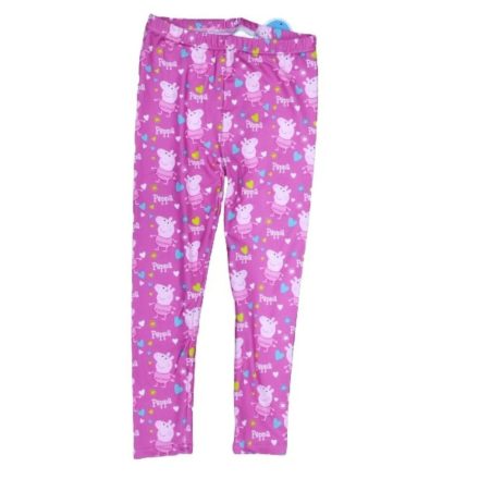 128-as rózsaszín leggings - Peppa Pig, Peppa Malac - ÚJ