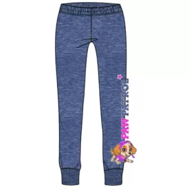   92-es kék csillogó feliratos lány melegítőnadrág - Paw Patrol - Mancs Őrjárat - ÚJ