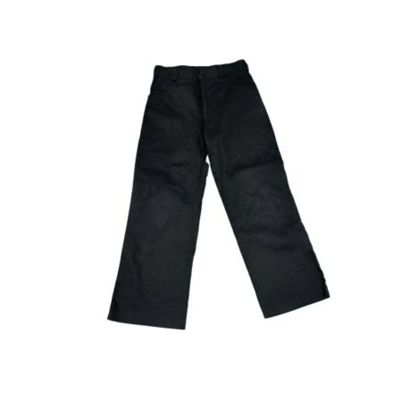 128-134-es fekete farmervászon nadrág (alkalminak is jó)