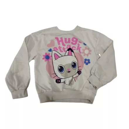 134-es fehér cicás pulóver - Gabby's Dollhouse - Gabi babaháza