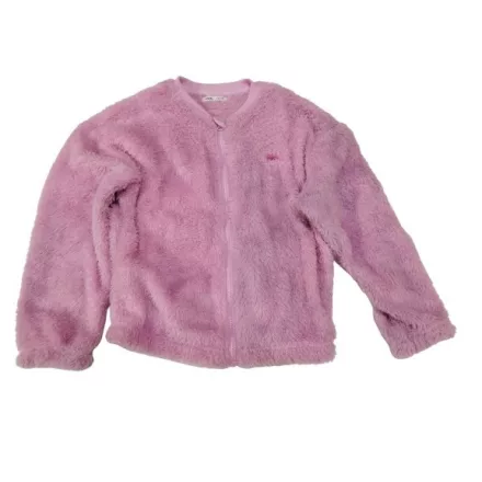 134-es rózsaszín szőrmés kardigán - Sinsay