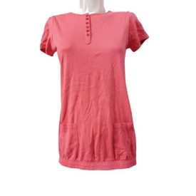 158-164-es piros pamut ruha, tunika - TCM - Tchibo