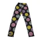 122-128-as fekete színem mintás tréningegyüttes - Smiley - H&M