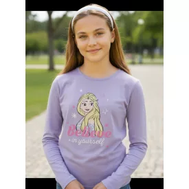 128-as lila pamutfelső - Aranyhaj - Disney - Sinsay