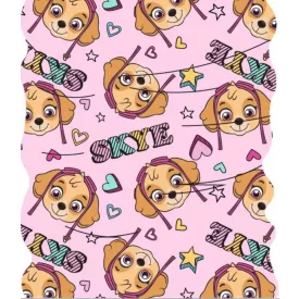   Rózsaszín gyerek sál, nyaksál, snood, kendő - Skye - Paw Patrol - ÚJ