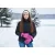 Kb 10 évesre pink ötujjas síkesztyű, orkánkesztyű  