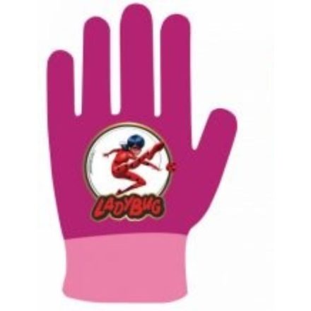 6-8 évesre pink kötött kesztyű - Miraculous - ÚJ