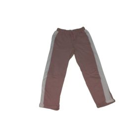   140-es rózsaszín oldalt fehér csíkos tréning alsó - Reserved