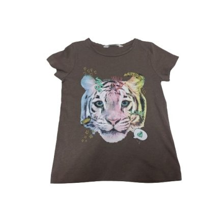 122-128--as barna tigrises póló lánynak - H&M