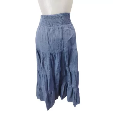 158-as kék farmerszínű puha anyagú szoknya - H&M