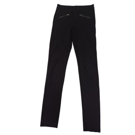 170-es fekete csillogó pamutnadrág - H&M
