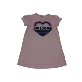 158-as rózsaszín szivecskés póló - Y.F.K. - ÚJ