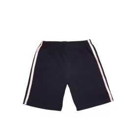   110-es kék, oldalt csíkos pamut short, rövidnadrág, tornashort - ÚJ