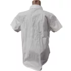 128-134-es fehér rövid ujjú csipkés alkalmi, ünneplő blúz - Sunsea - ÚJ