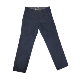   110-es sötétkék vászon ünneplőnadrág, alkalmi nadrág - H&M