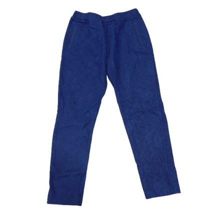 128-134-es kék magában mintás elegáns nadrág lánynak - Primigi