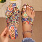 Női 43-as színes bohém utcai papucs