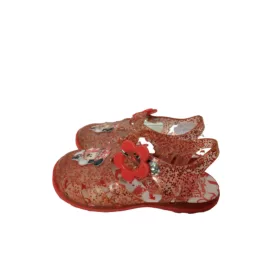 23-as piros gumiszandál, strandszandál - Minnie Egér