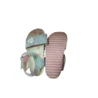 25-ös kék-fehér csíkos szandál - Marie cica