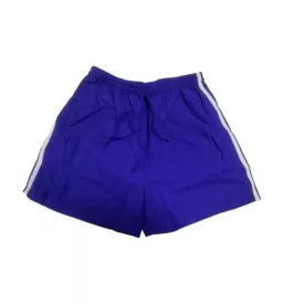   152-es kék, oldalt fehér csíkos tornashort, tornanadrág, rövidnadrág - ÚJ